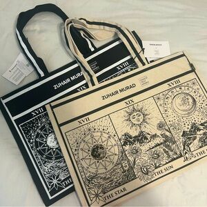 Black Zuhair Murad Tarot Tote Bag